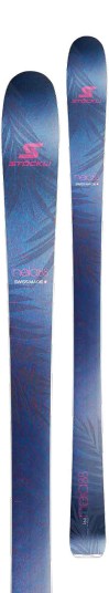 2025 All Mountain Freeride Nela 88 Womans Skis Stockli Softflex technology free hand filed edges and hot waxing core Poplar Beech Paulownia